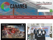 Tablet Screenshot of cananea.gob.mx